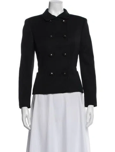 Pre-owned Versace Vintage 1990's Blazer In Black
