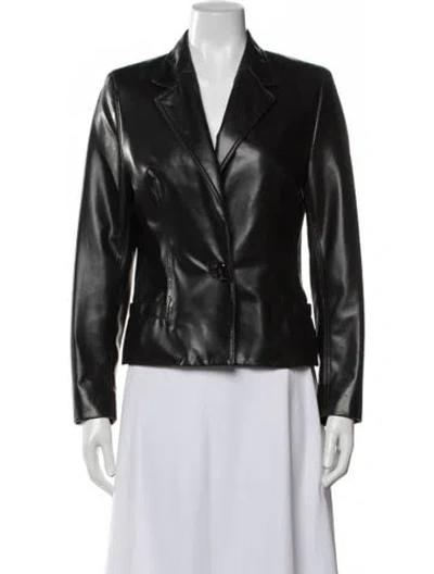 Pre-owned Versace Vintage 1990's Blazer In Black