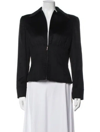 Pre-owned Versace Vintage 1990's Blazer In Black