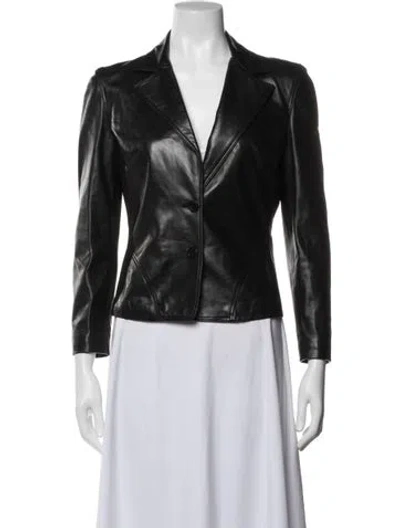 Pre-owned Versace Vintage 1990's Blazer In Black
