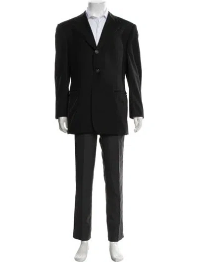 Pre-owned Versace Vintage 1990's Blazer In Black