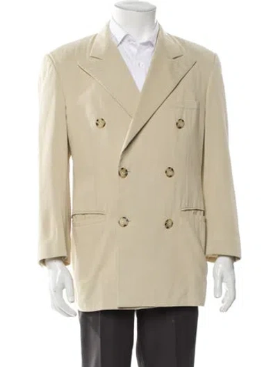 Pre-owned Versace Vintage 1990's Blazer In Neutral