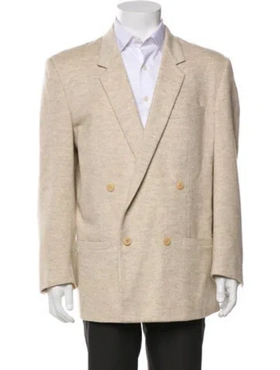Pre-owned Versace Vintage 1990 Blazer In Neutrals