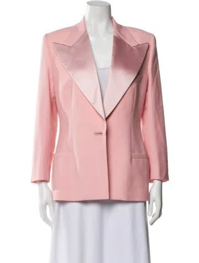 Pre-owned Versace Vintage 1990's Blazer In Pink