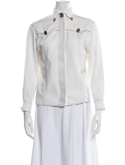 Pre-owned Versace Vintage 1990's Blouse In Multi