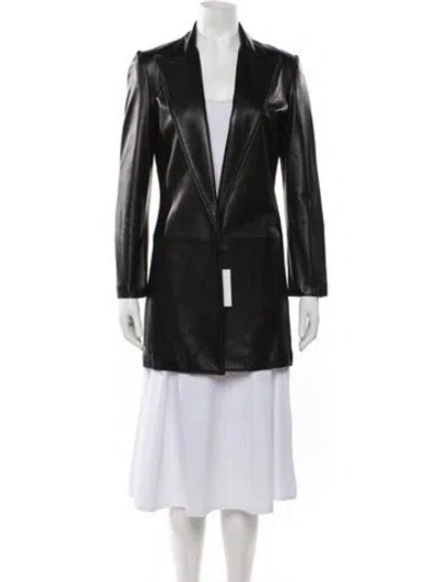 Pre-owned Versace Vintage 1990's Coat In Black