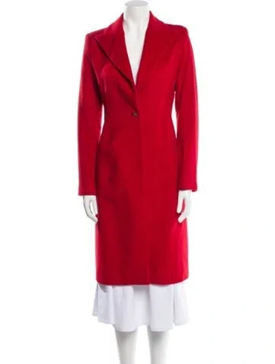 Pre-owned Versace Vintage 1990's Coat In Red