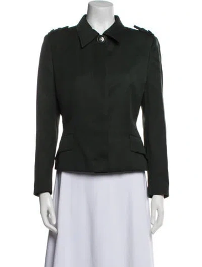 Pre-owned Versace Vintage 1990's Evening Jacket In Green