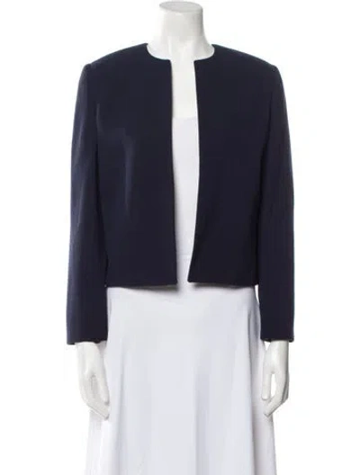 Pre-owned Versace Vintage 1990's Jacket In Blue