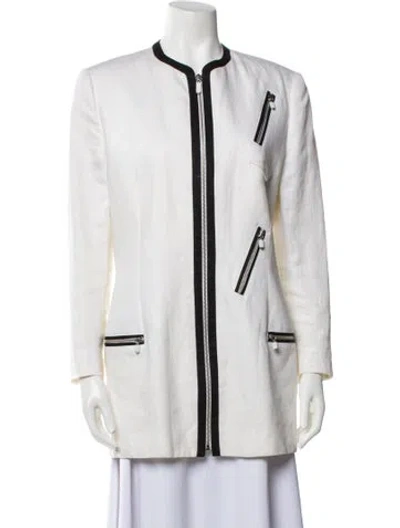 Pre-owned Versace Vintage 1990's Jacket In White