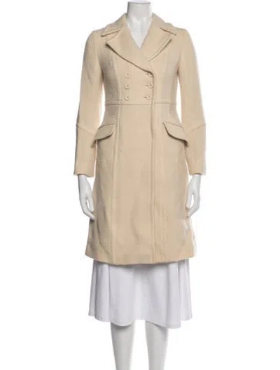 Pre-owned Versace Vintage 1990's Peacoat In Neutrals