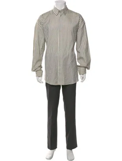 Pre-owned Versace Vintage 1990's Shirt In Neutral