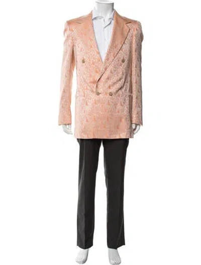 Pre-owned Versace Vintage 1990's Suit In Orange