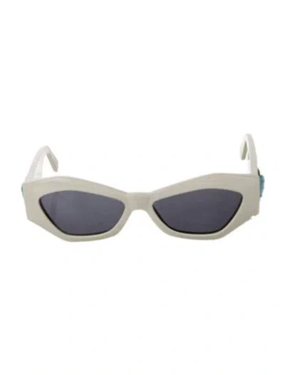 Pre-owned Versace Vintage 1990's Sunglasses In Neutral