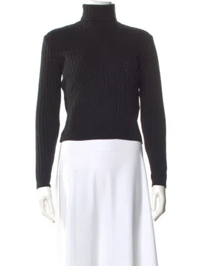 Pre-owned Versace Vintage 1990's Sweater In Black