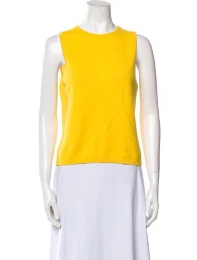 Pre-owned Versace Vintage 1990's Sweater In Yellow