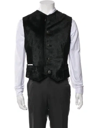 Pre-owned Versace Vintage 1990's Vest In Black