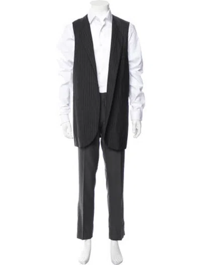 Pre-owned Versace Vintage 1990's Vest In Black