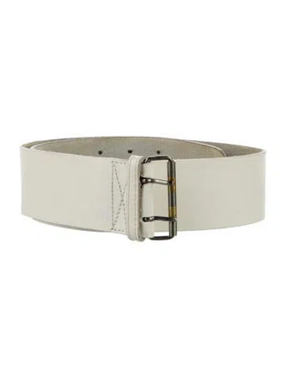 Pre-owned Versace Vintage 1990's Waist Belt In White