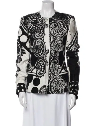 Pre-owned Versace Vintage 1991 Evening Jacket In Black