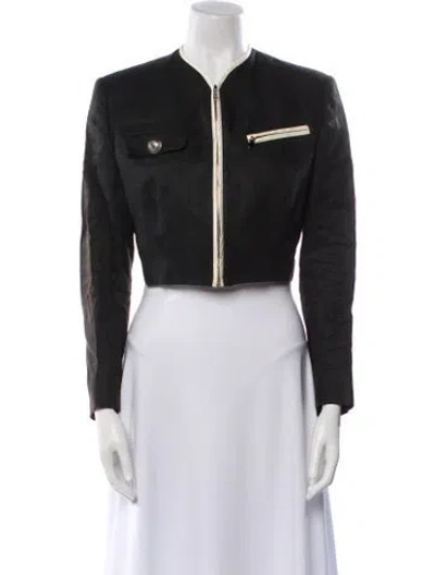 Pre-owned Versace Vintage 1992 Evening Jacket In Black