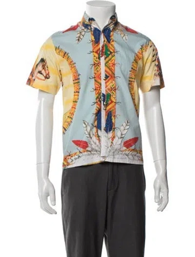 Pre-owned Versace Vintage 1992 Shirt In Multi
