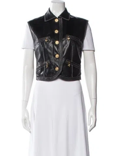 Pre-owned Versace Vintage 1992 Vest In Black