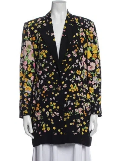 Pre-owned Versace Vintage 1993 Blazer In Black