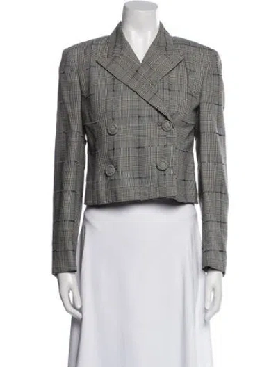 Pre-owned Versace Vintage 1994 Blazer In Black