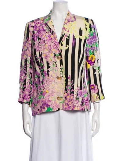 Pre-owned Versace Vintage 1994 Blazer In Multi