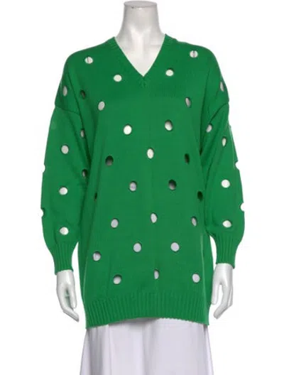 Pre-owned Versace Vintage 1994 Sweater In Green