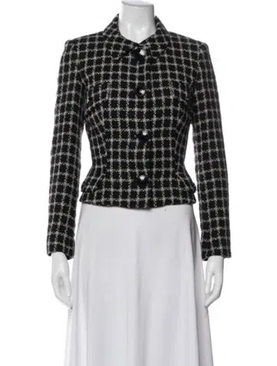 Pre-owned Versace Vintage 1995 Blazer In Black