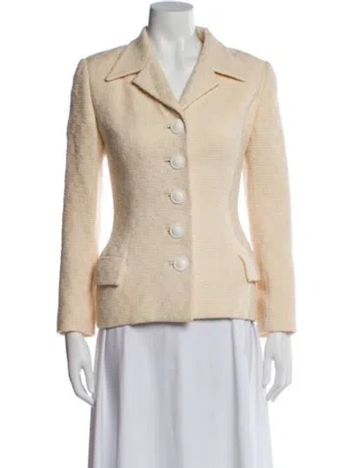 Pre-owned Versace Vintage 1995 Blazer In Neutral