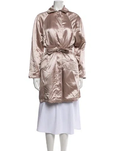 Pre-owned Versace Vintage 1995 Coat In Gray