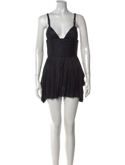 Pre-owned Versace Vintage 1995 Jumpsuit In Black