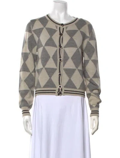 Pre-owned Versace Vintage 1995 Sweater In Grey