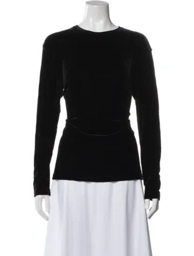Pre-owned Versace Vintage 1995 Top In Black