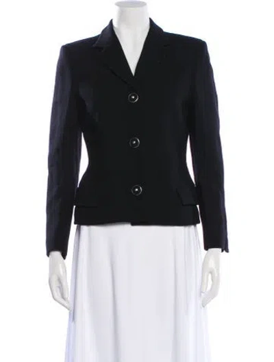 Pre-owned Versace Vintage 1996 Blazer In Black