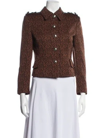 Pre-owned Versace Vintage 1996 Blazer In Brown