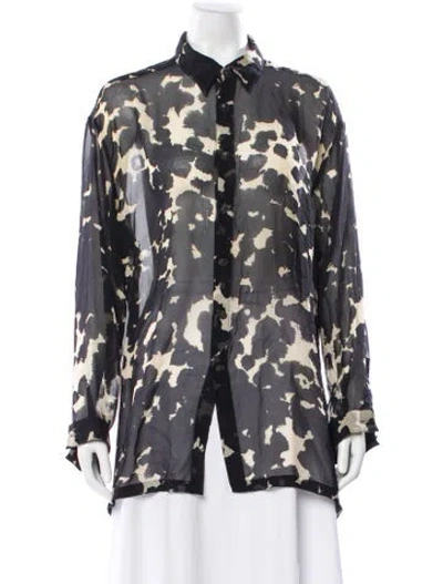 Pre-owned Versace Vintage 1996 Blouse In Multi