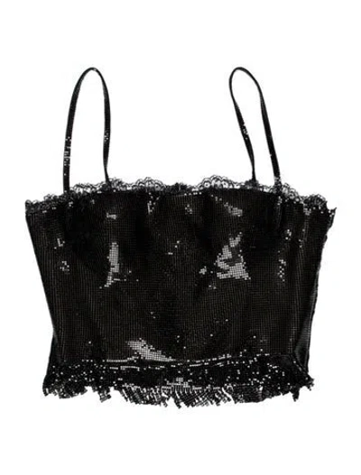 Pre-owned Versace Vintage 1996 Top W/ Tags In Black