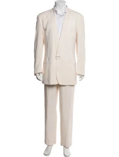 Pre-owned Versace Vintage 1996 Two-piece Suit In Neutrals