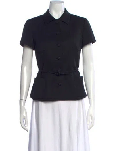 Pre-owned Versace Vintage 1996 Vest In Black