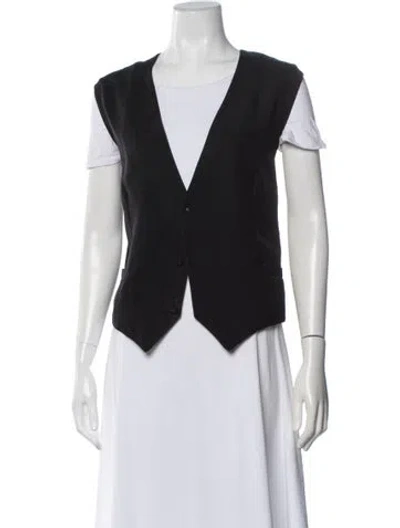 Pre-owned Versace Vintage 1996 Vest In Black