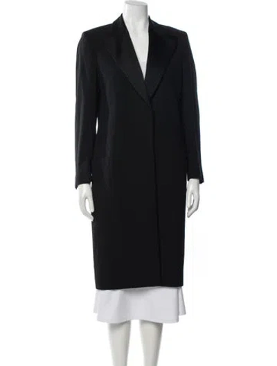 Pre-owned Versace Vintage 1997 Coat In Black