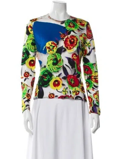 Pre-owned Versace Vintage 1997 Top In Multi