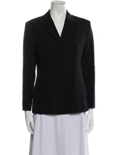 Pre-owned Versace Vintage 1998 Blazer In Black