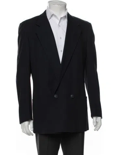Pre-owned Versace Vintage 1998 Blazer In Blue