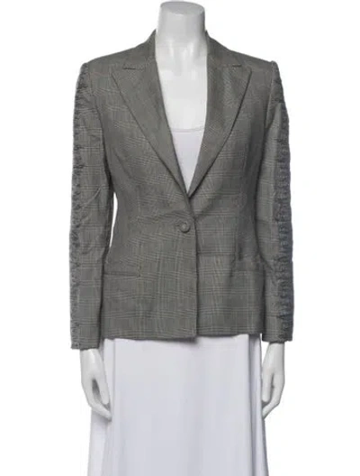 Pre-owned Versace Vintage 1998 Blazer In Gray