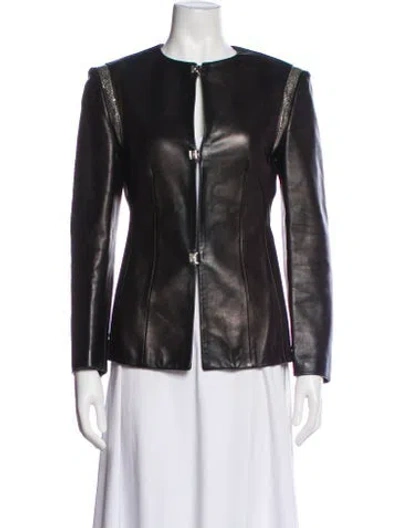 Pre-owned Versace Vintage 1998 Evening Jacket In Black